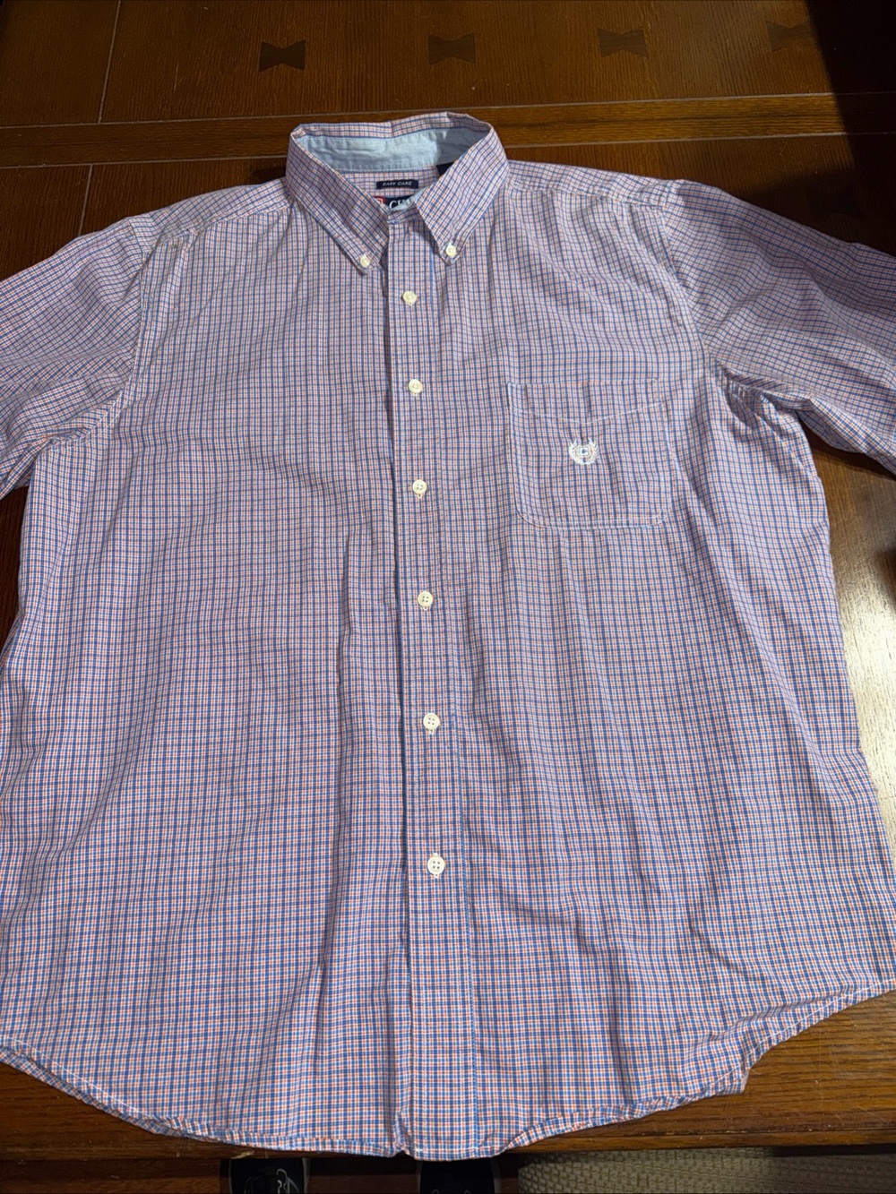 Chaps Button Down Plaid Men’s Shirt Soze XL